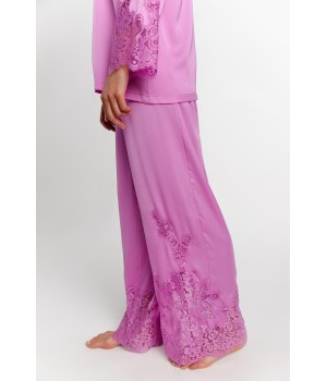 Pijama satén mujer tres colores apilados